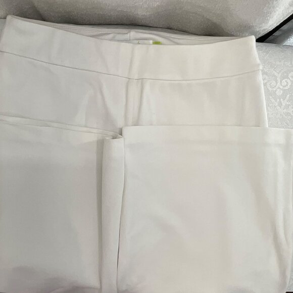 Lysse Womens White Cropped Pull-On Pants Size S - Picture 1 of 8